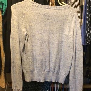 Gap chambray knit sweater